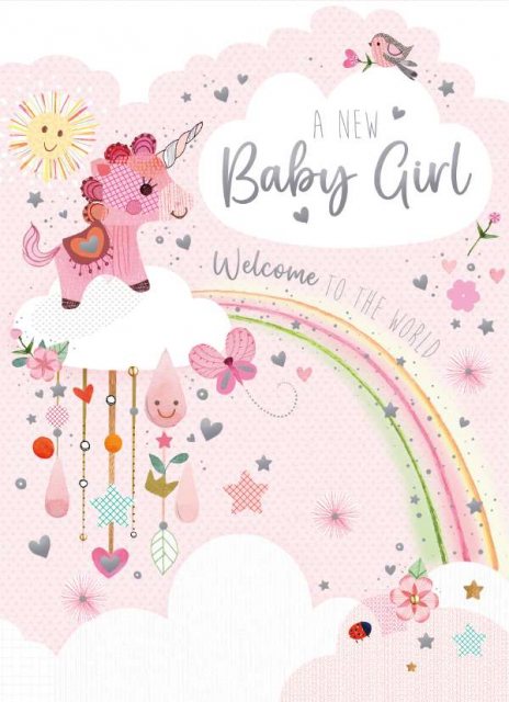 New Baby Girl Card