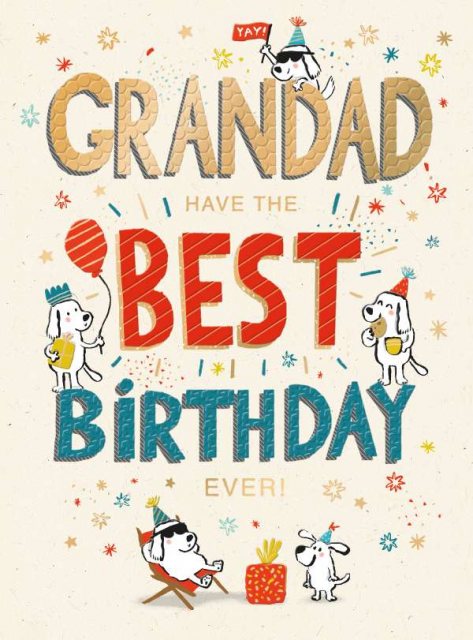 Grandad Best Birthday Card