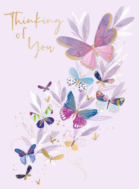 Butterflies Thinking Of You Card