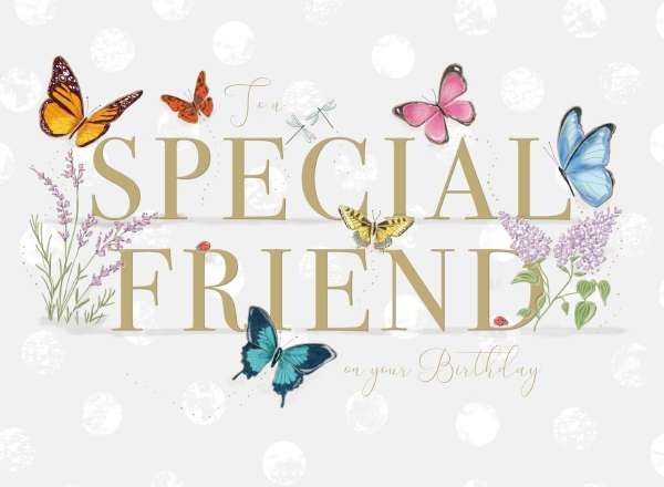 Special Friend Birthday Card