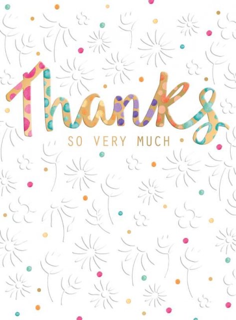 Flowers Thank You Card