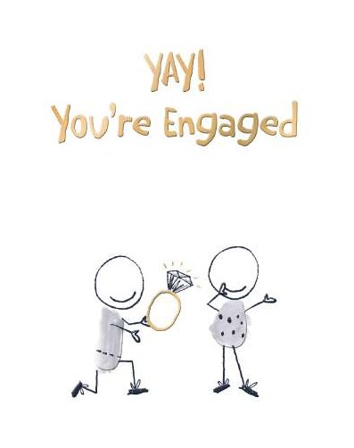 Smudge Engagement Card