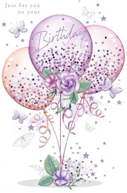 Starla Balloons Birthday Card