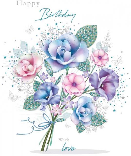 Starla Flowers Birthday Card