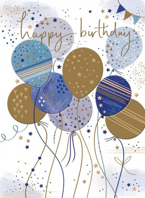 Balloons Birthday Card