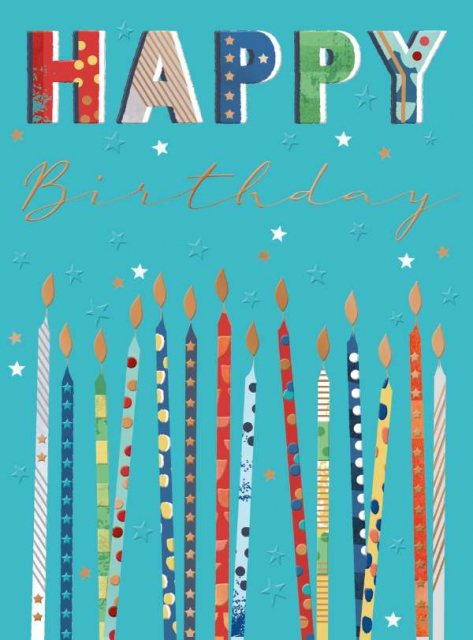 Candles Birthday Card