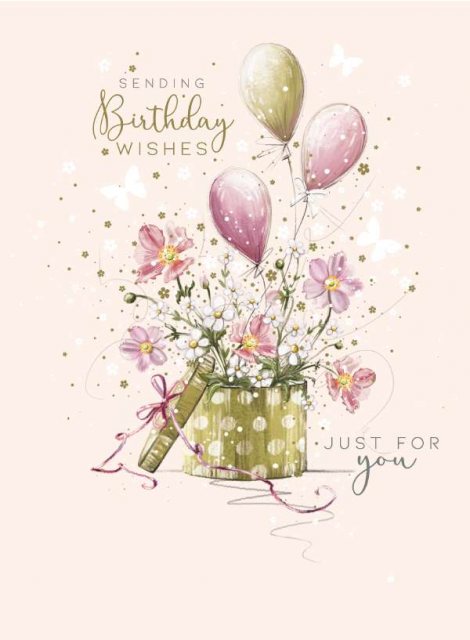 Joli Balloons Birthday Wishes Card