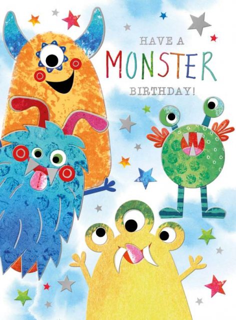 Monster Birthday Card