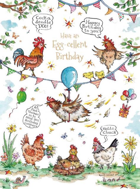 Patches Eggcellent Birthday Card