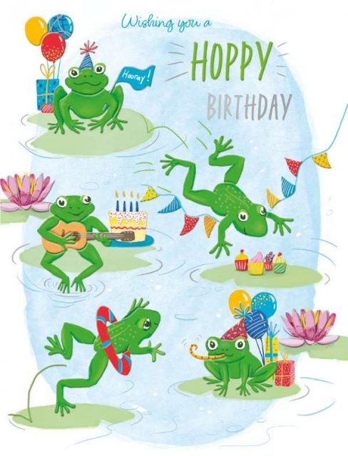 Patches Hoppy Birthday Card