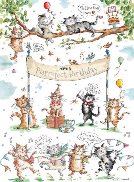 Patches Purrfect Birthday Card