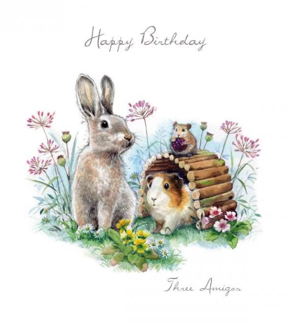 Paw Three Amigos Birthday Card