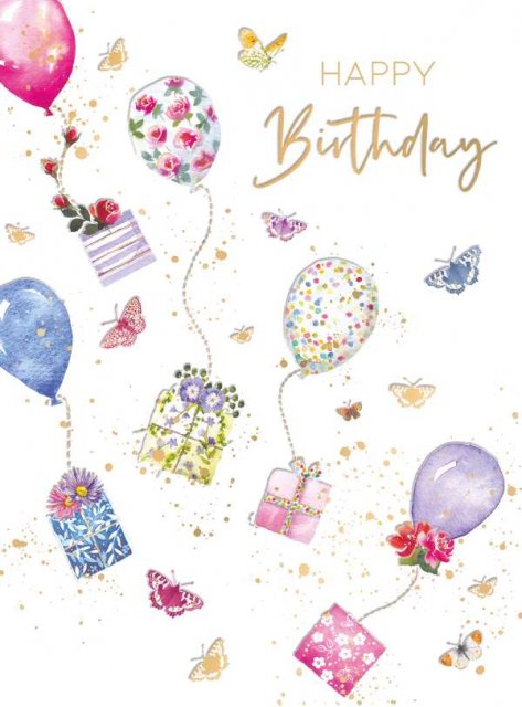 Presents & Balloons Birthday Card