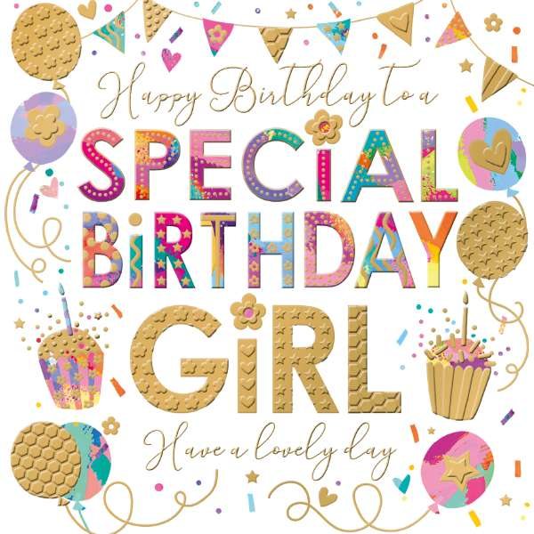 Alina Special Birthday Girl Card