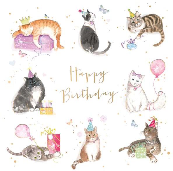 Cheri Cats Birthday Card