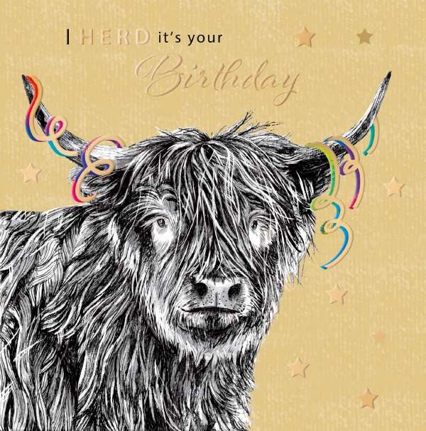 Manomals Herd It's Your Birthday Card