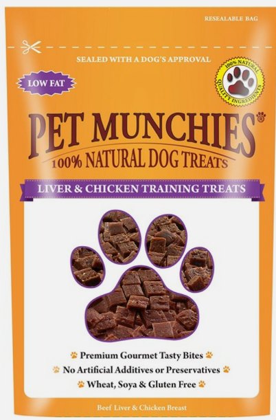 Pet Munchies Dog Training Treats Liver & Chicken 50g