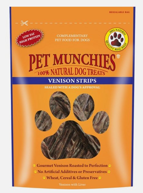 Pet Munchies Venison Strips 75g