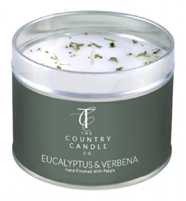 The County Candle Co Country Candle Co Pastels Eucalyptus & Verbena Tin Candle