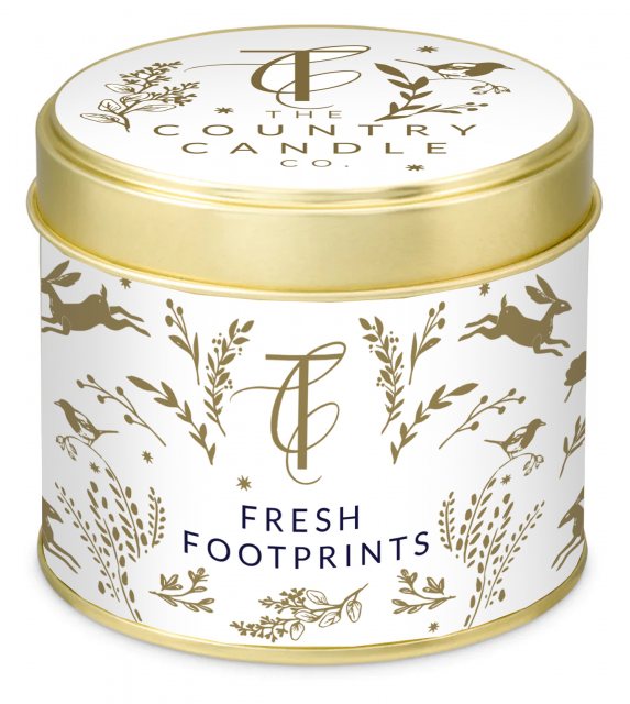 The County Candle Co Country Candle Co Enchanted Woodland Fresh Footprints Tin Candle