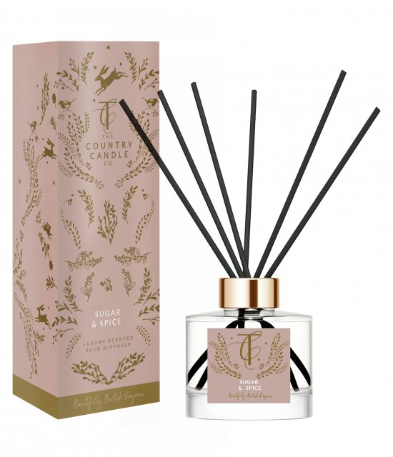 The County Candle Co Country Candle Co Enchanted Woodland Sugar & Spice Reed Diffuser 100ml