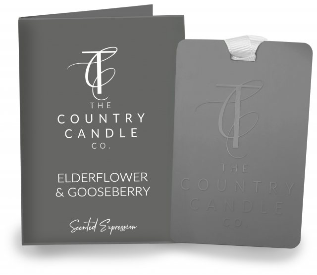 The County Candle Co Country Candle Co Scented Expressions Elderflower & Gooseberry Fragrance Card