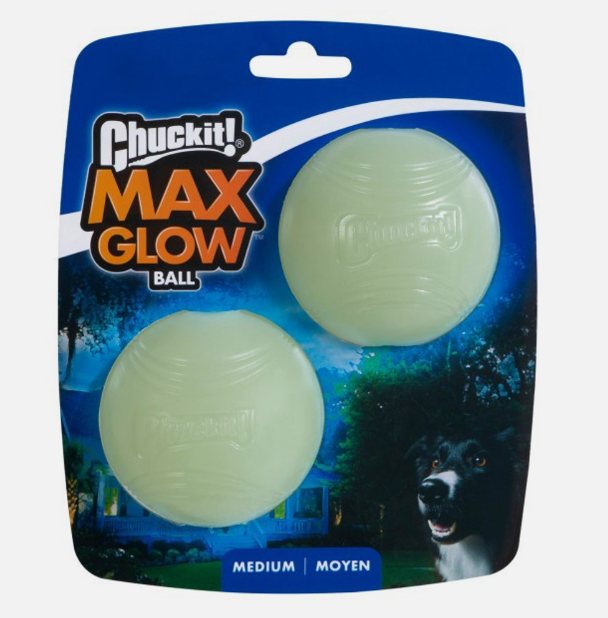 Chuckit! Max Glow Balls Medium (2Pk)