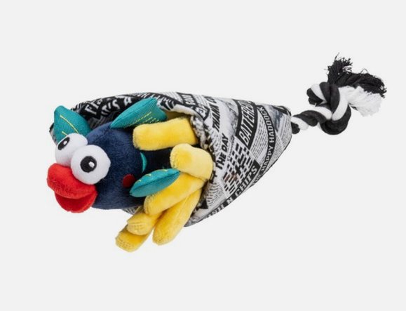 House of Paws Fish and Chips Plush Toy 32cm