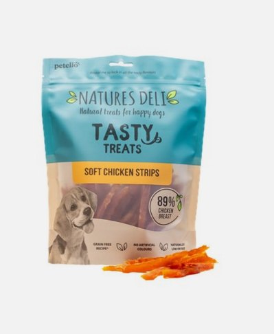 Natures Deli Soft Chicken Strips 500g