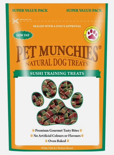 Pet Munchies Dog Training Treats Sushi 150g