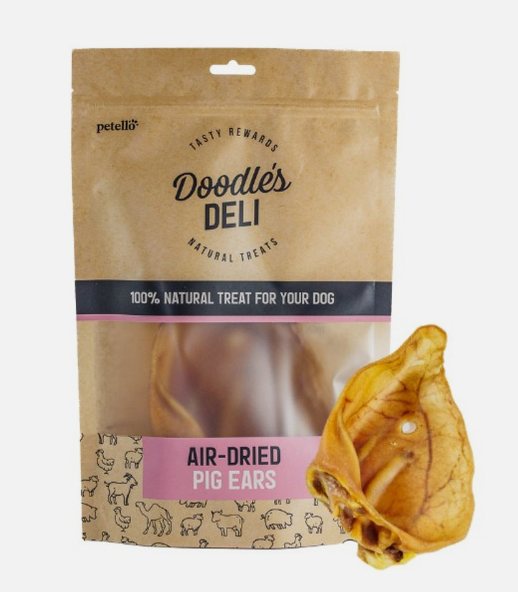 Doodles Deli Air Dried Pig Ears 100g