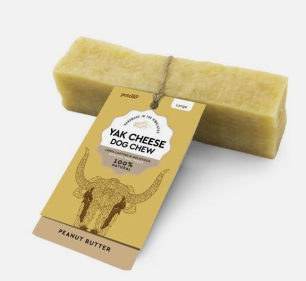 Petello Yak Cheese with Peanut Butter Dog Chew 115g