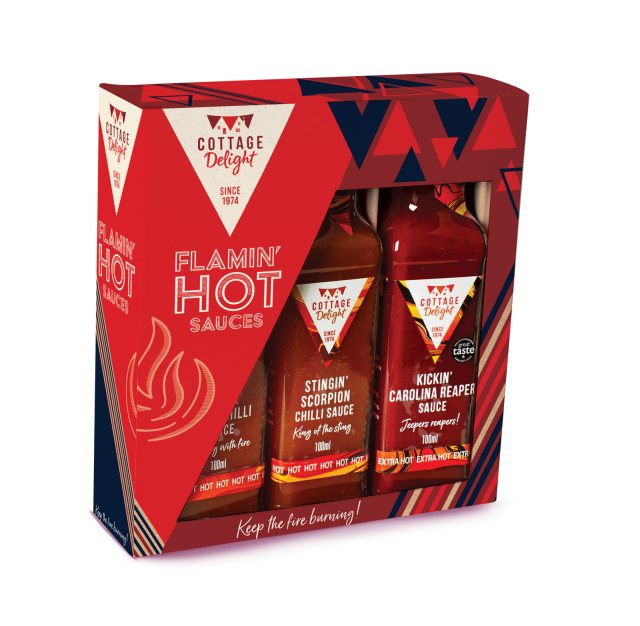 Cottage Delight Cottage Delight Flamin Hot Sauces Gift Set