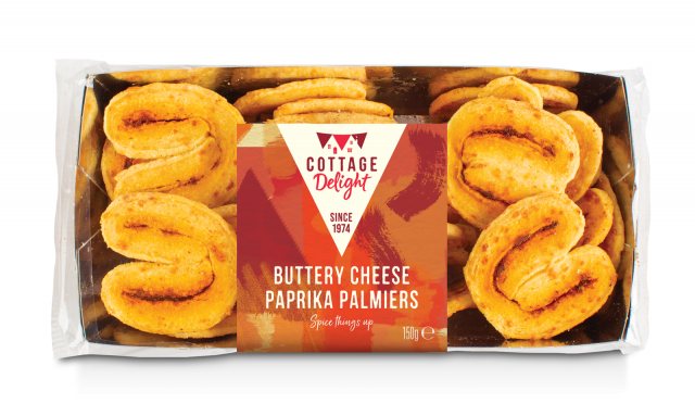 Cottage Delight Cottage Delight Buttery Cheese Paprika Palmiers 150g