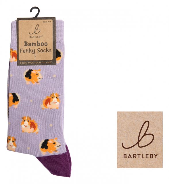 Bartleby Bartleby Ladies Bamboo Sock Guinea Pigs