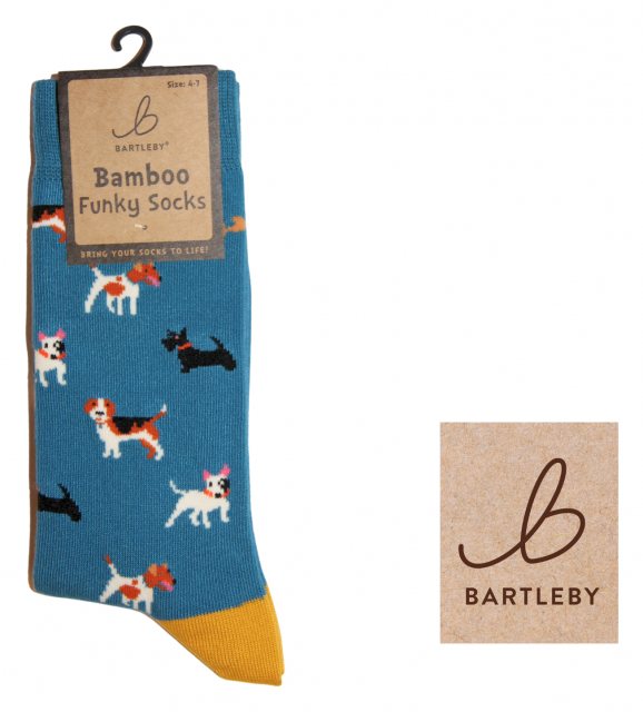 Bartleby Bartleby Ladies Bamboo Sock Doggy Divas