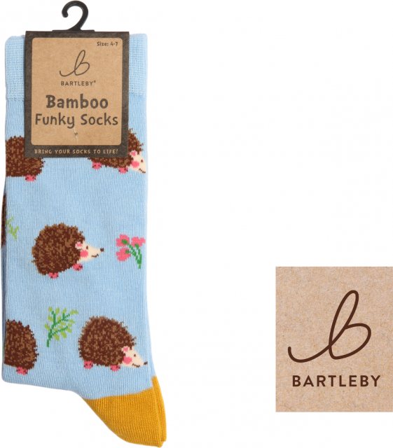 Bartleby Bartleby Ladies Bamboo Sock Hedgehogs