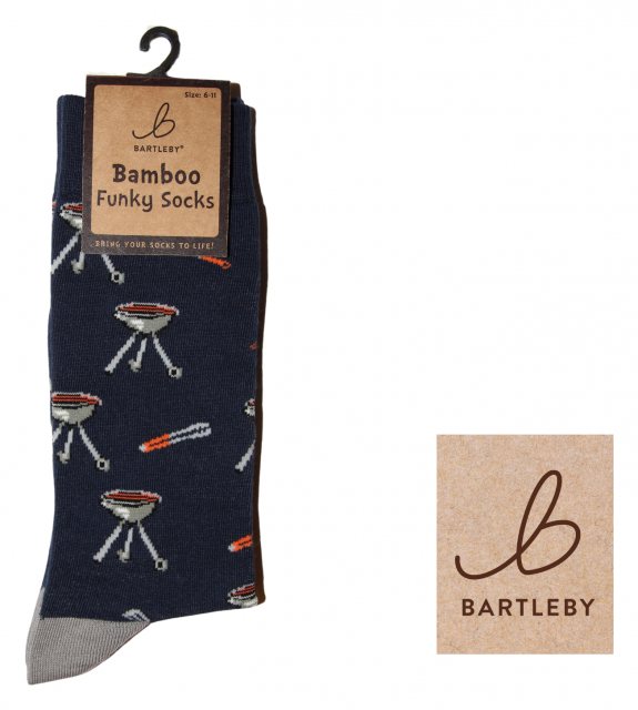 Bartleby Bartleby Mens Bamboo Sock BBQ