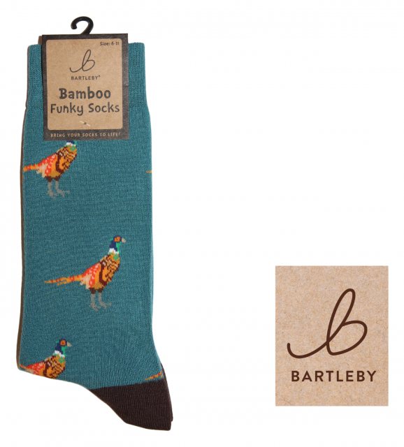 Bartleby Bartleby Mens Bamboo Sock Golden Pheasants