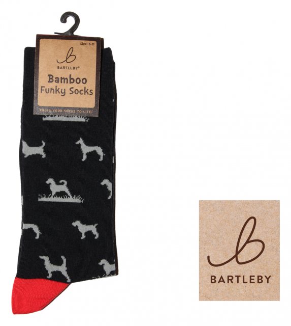 Bartleby Bartleby Mens Bamboo Sock Hunting Dogs