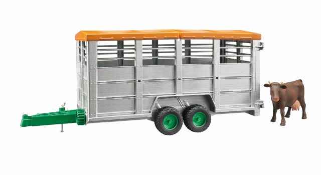 Bruder Bruder Livestock Trailer With Cow Toy