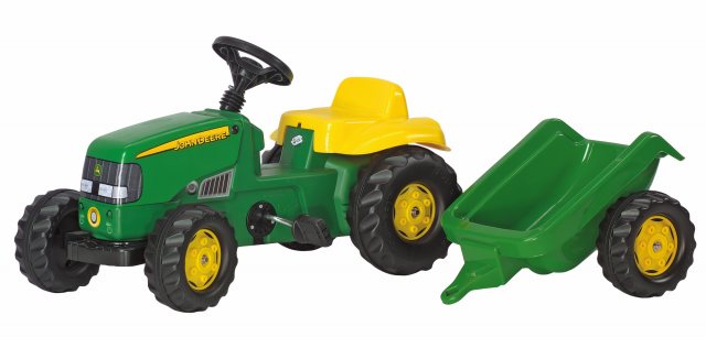 Rolly Ride On John Deere With Trailer Toy