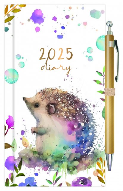 JADE Animals Slim Diary With Pen Assorted