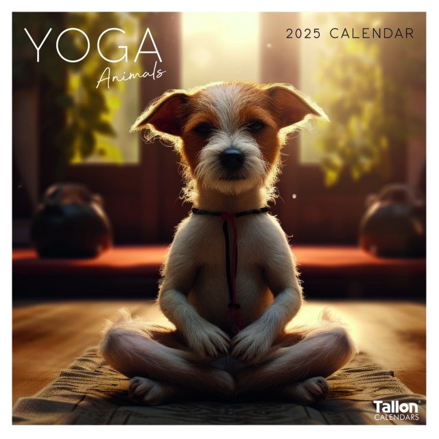 JADE Yoga Animals Square Calendar