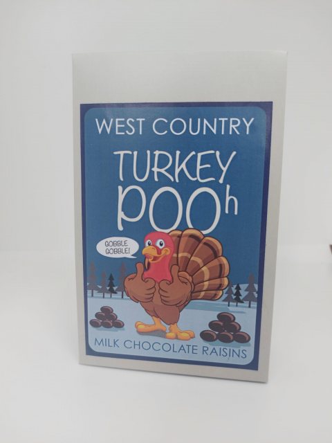 Cream Of The Westcountry Turkey Pooh Chocolate Raisins 125g