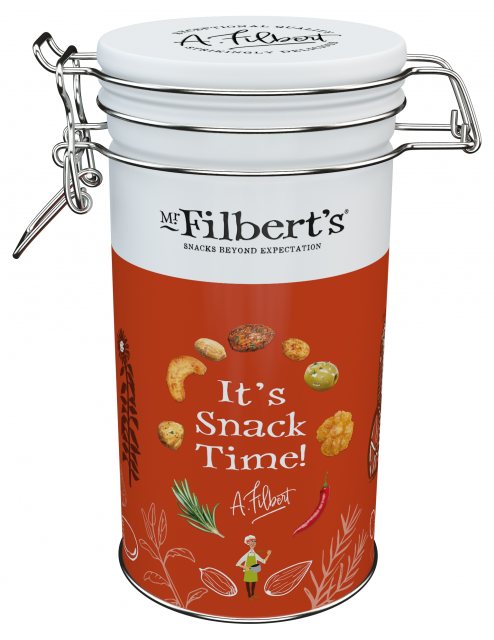 FILBERTS Mr Filbert's It's Snack Time Tin