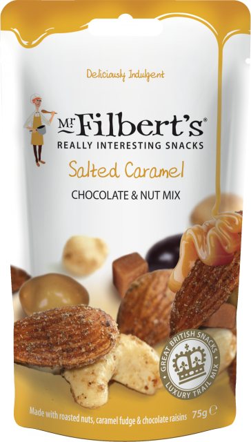 FILBERTS Mr Filbert's Salted Caramel Chocolate & Nut Mix 75g