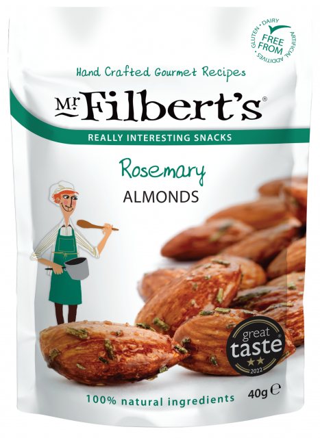 FILBERTS Mr Filbert's Rosemary Almonds 40g