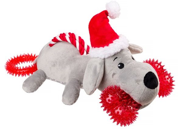 House Of Paws Multi Texture Santa Paws Toy