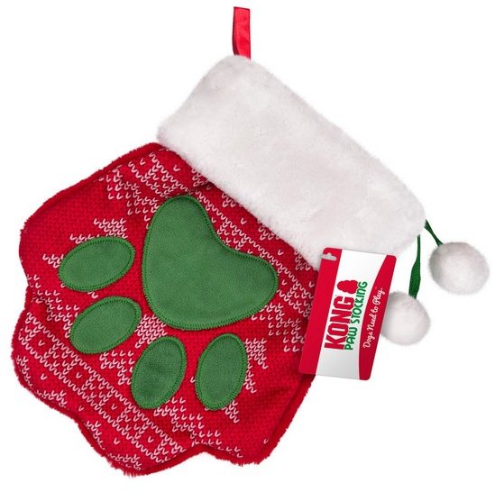 KONG Kong Holiday Stocking Paw